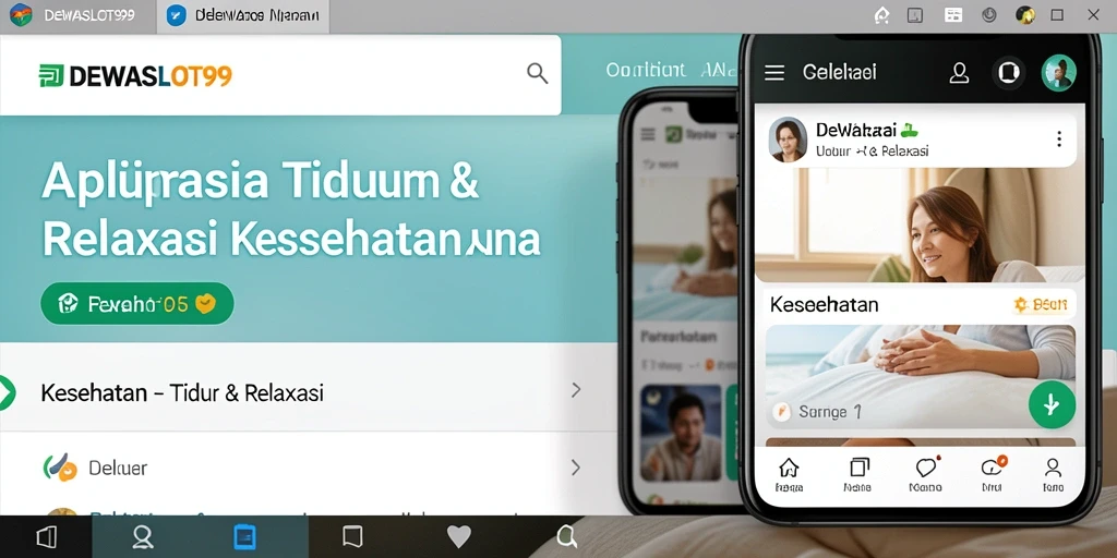 Antarmuka DEWASLOT99 yang menenangkan untuk tidur lebih baik.