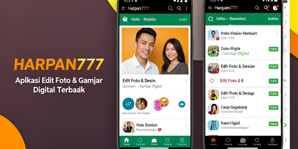 Tampilan antarmuka HARAPAN777 yang modern dan fungsional.