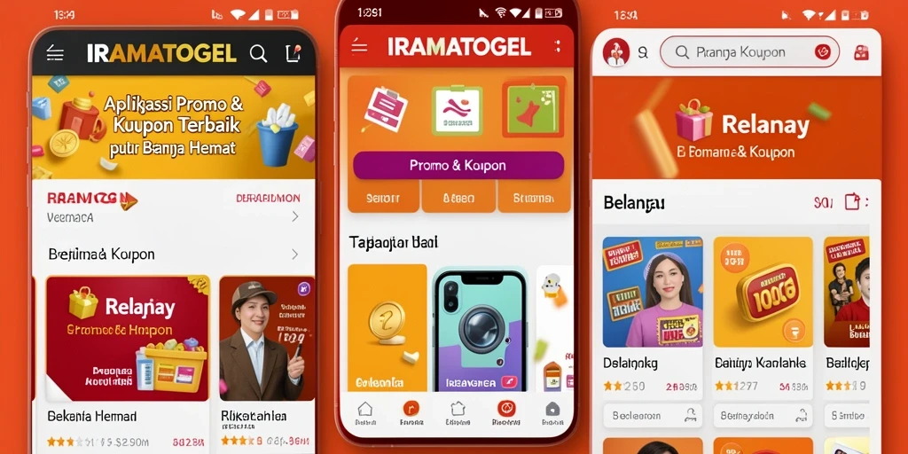 Tampilan antarmuka aplikasi IRAMATOGEL yang sederhana dan menarik.