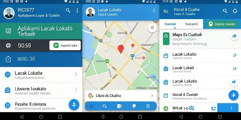 Antarmuka aplikasi RICIS77 yang intuitif dan informatif.