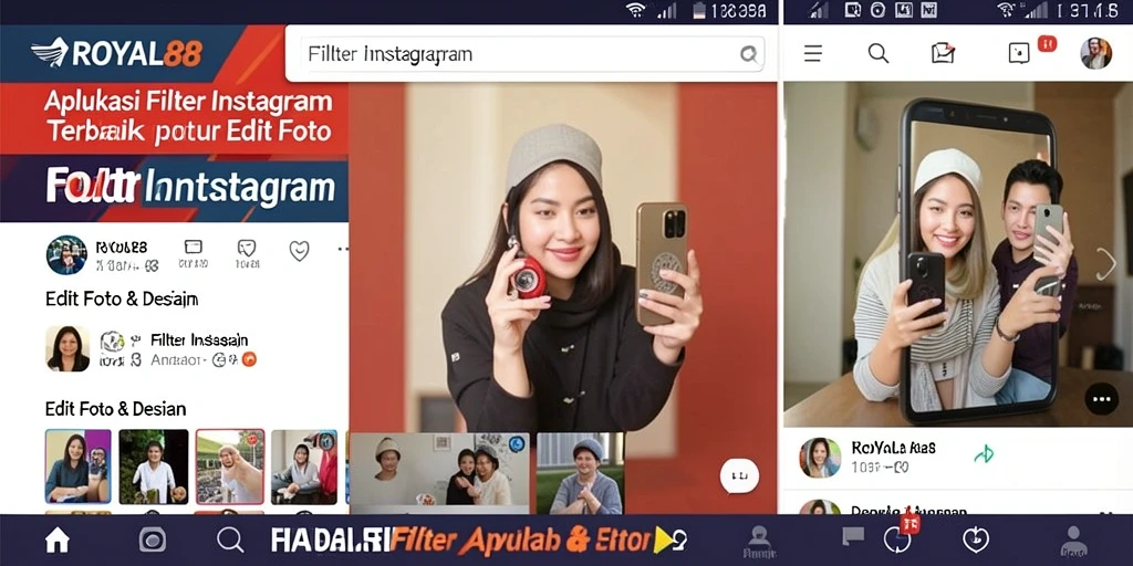 Antarmuka pengguna aplikasi ROYAL88 yang menarik dan mudah digunakan.