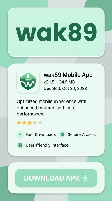 Unduh dan Instal APK wak89 untuk Android yang Mudah