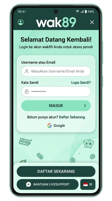 Panduan Masuk Akun wak89 untuk Pengguna Android